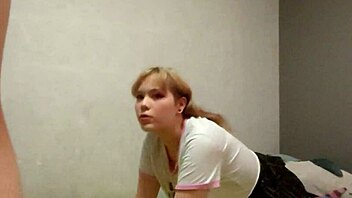 Fucked A Cute Blonde Distracting Her From Computer 😍