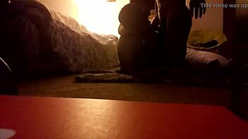 Big ass brown bitch sucks cock then gets doggystyle fucked at home?