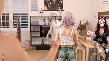 growing up ep 11 with stunning 18yo cosplayer!