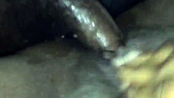 Fucking my ebony girlfriend until she squirts
