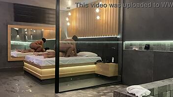 morena sat deliciously on my cock! big natural tits bouncing, ass in interracial orgasm.