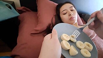 Wife, are you squirting for your nurse's facial cum?