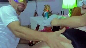 the young married woman acts as a prostitute in amateur scenes