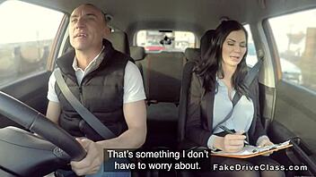 British Milf Examiner Boldly Fucks Huge Dick Student In Classroom POV