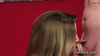 Cum swapping and facial finish in intense group sex session