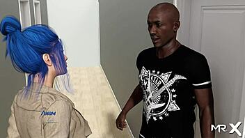 This Hard Fucking On Table Is Intense In 3D