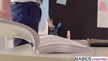 is this troublesome employee getting a facial at the office?