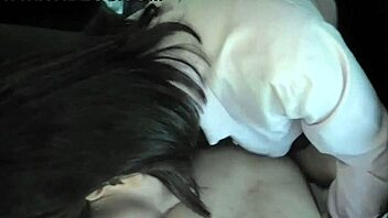 japanese amateur couple moaning loud during car sex session