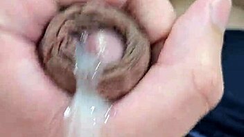 is this young guy doing a solo jerk off in his room?