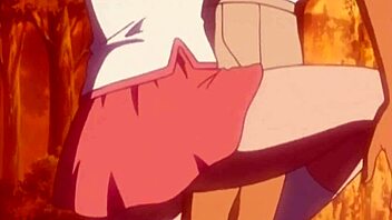Teen 18+ gives oral in anime pussy licking lesbian scene