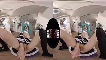 Eva Elfie Uses Dildo And Toys For Shaved Pussy Masturbation In Cosplay POV Orgasm Session