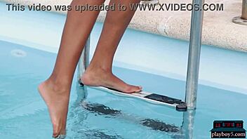 Tiny tits ebony teen 18+ Agatha strips for Playboy, showing everything! 🔥