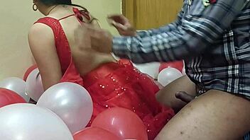 First night of Indian bride gets dirty with husband