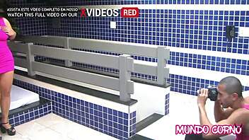 Did the photographer really fuck that hot Brazilian model with big tits and ass?