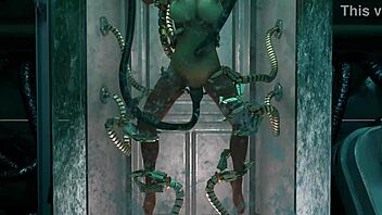 lara's wild experiment in bondage machine action part 2.