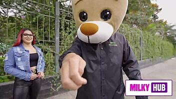 Horny Redhead Whore Rides Big Cock Tight!