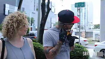 big booty beauty sara jay works out by fucking a big dick