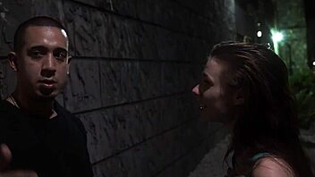 Stranded teen 18+ rides and blows dick outdoors