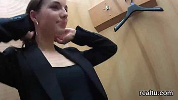 Hardcore POV video of amateur Czech chick getting fucked