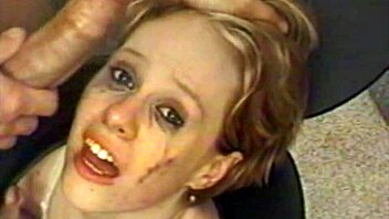 Shmonzis splatterfest delivers rare slap-happy cumshot action