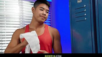 young 18+ gay duo shane cook luke truong bareback stress relief