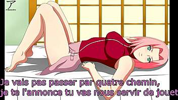 Feeling the intense emotions in this hentai joi with Sarada and Sakura futanari