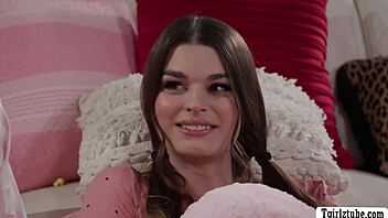 Three Horny Shemales Crave Intense Anal Action on Bed