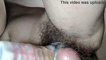 Fucked That Brunette Student Hard With A Dildo While Bent Over!