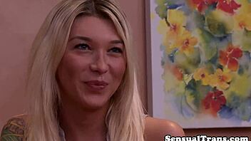 The Adorable Babe Rides Cock on the Massage Table