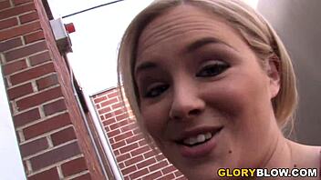 Katie Kox Hunts BBC at Gloryhole. Can She Handle That Monster?