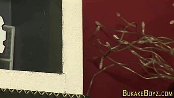 gay twinks get ass plowed with facial and cumshot in blowbang?