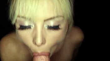 She rides and rubs her clit before cum