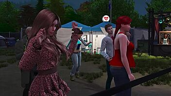 behind the scenes fun in this 3d hentai preview