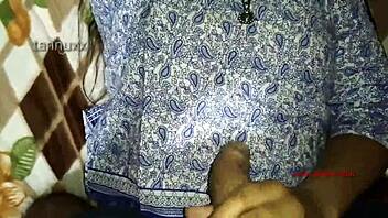 Beautiful Indian college girl gets rough pussy fucking from mature teacher friend