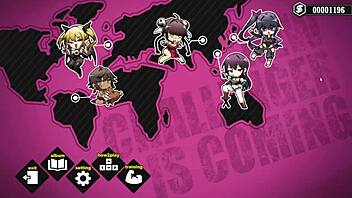 Waifu fighter hentai game with monster fights