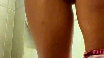 big dick in hidden bathroom for muff diving