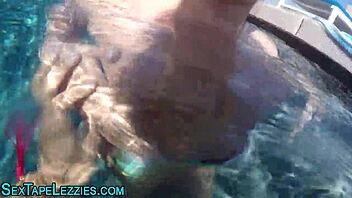 Brunette Teen Eats Babe's Pussy Outdoors