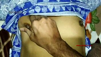 Beautiful Indian college girl gets rough pussy fucking from mature teacher friend