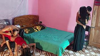 Yo, Bengali desi teachers banged by students in wild gangbang!