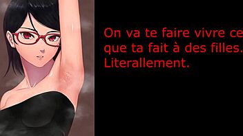 Feeling the intense emotions in this hentai joi with Sarada and Sakura futanari