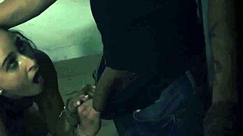 Left Behind At A Building Party, Teen Gets Extreme Pussy Hook Bondage