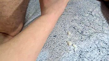 Hot Amateur Handjob Turns Wild in Doggystyle with Hairy Close-Up Action