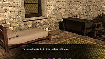 Dive into Knights Tale Part 3 with fierce redhead fingering action