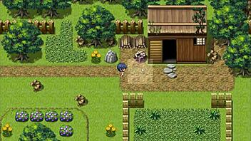 tanned girl natsuki in hentai game ep 6, where a weird guy asks for a striptease