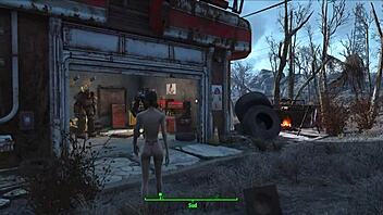 In Fallout 4, she fucks in power armor.