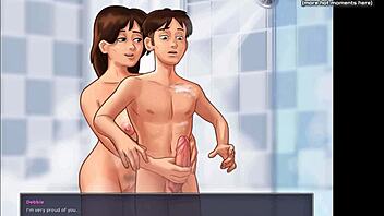 Steamy Shower Sex with Stepmom in Summertime Saga Gameplay Part 9