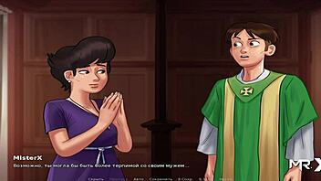 Is this mature milf in Summertime Saga ready to give her husband everything in episode 2 34?