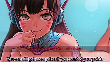 i edge d.va in this femdom game with multiple endings