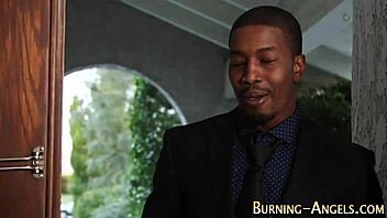 Goth woman indulges in alternative fetish activities