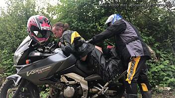 watch this gay biker get fisted hard
